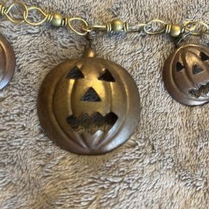 Vintage metal Halloween Necklace
